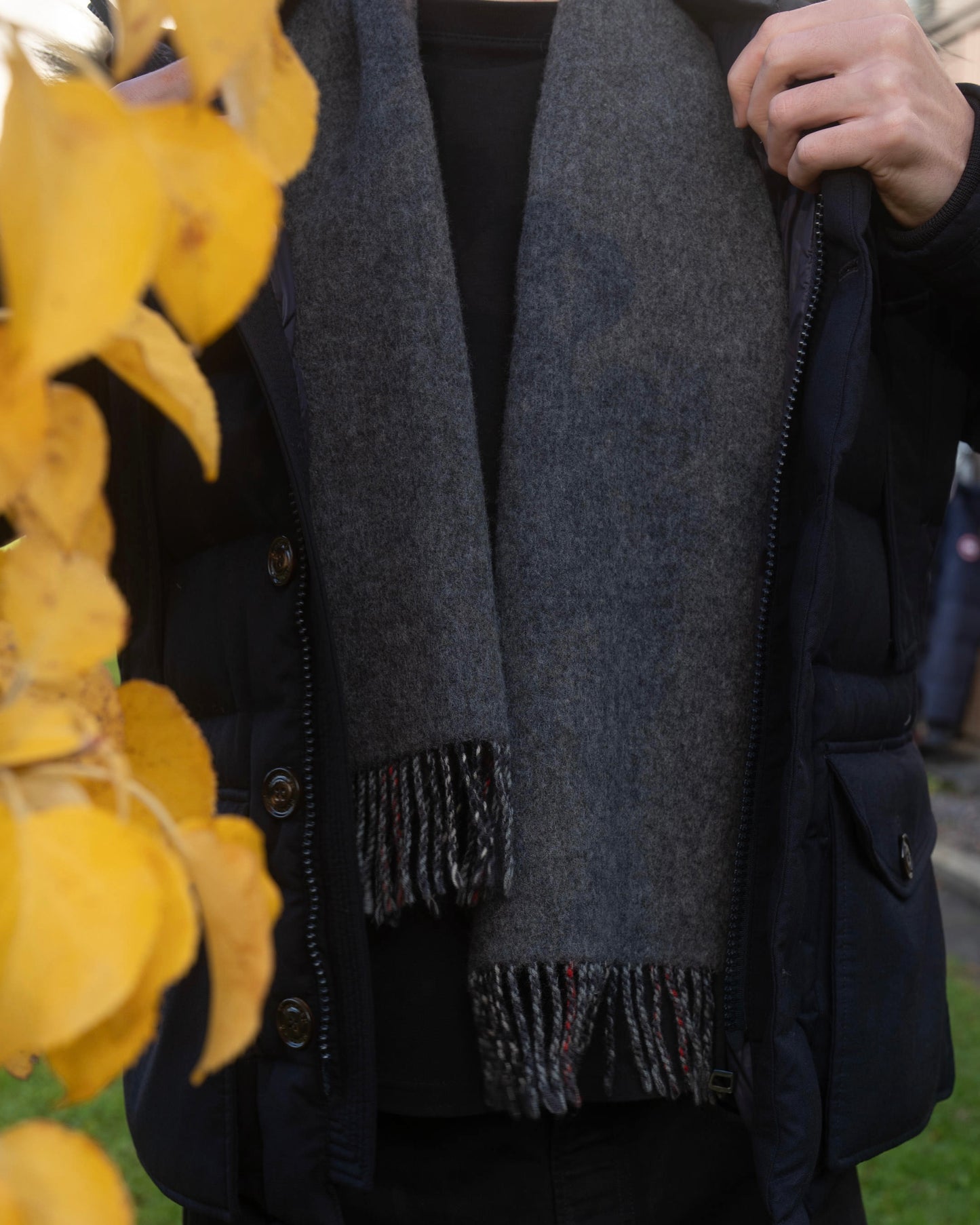 Burberry Lambswool two-sided scarf