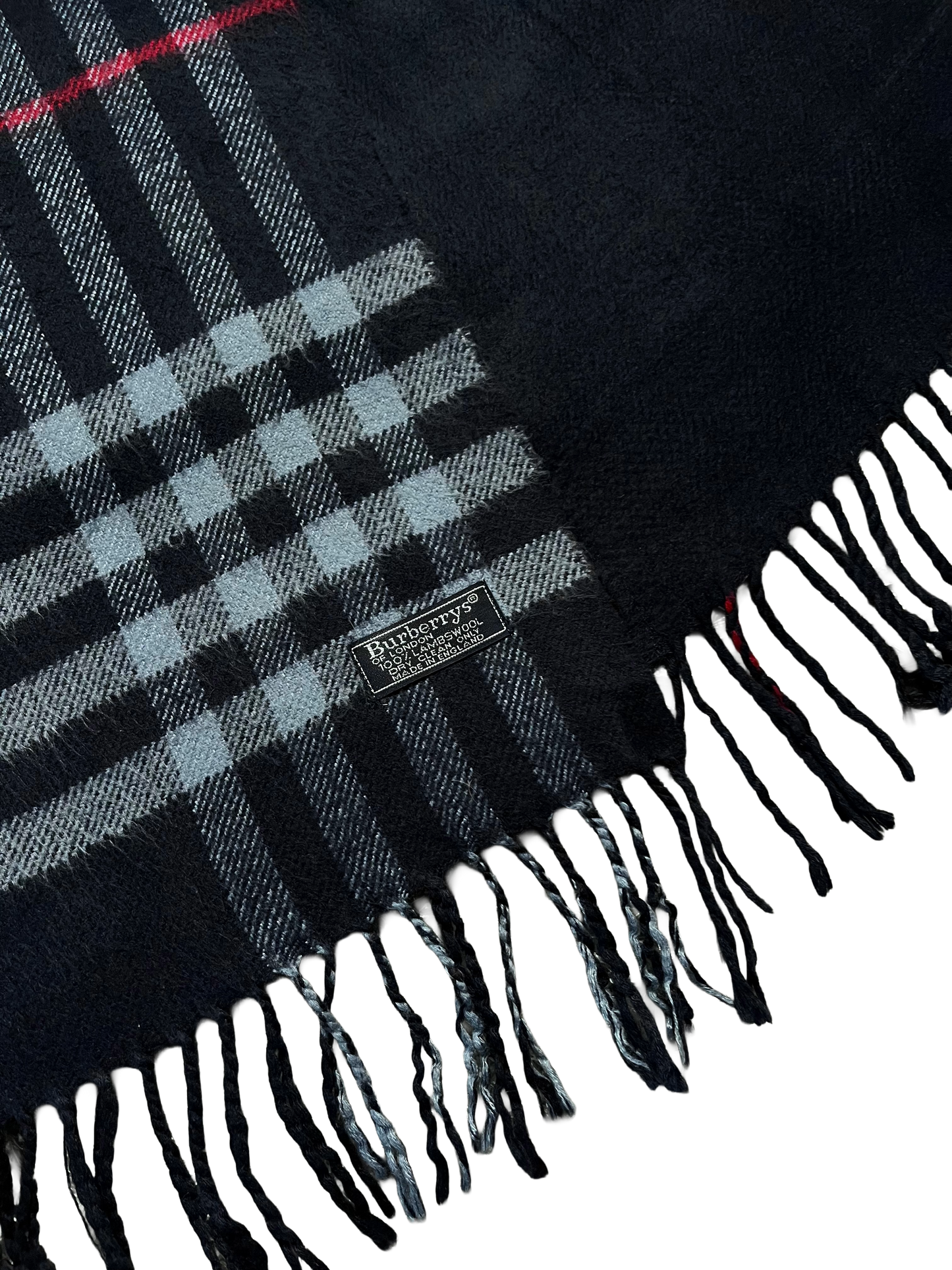 Burberry Lambswool two-sided scarf