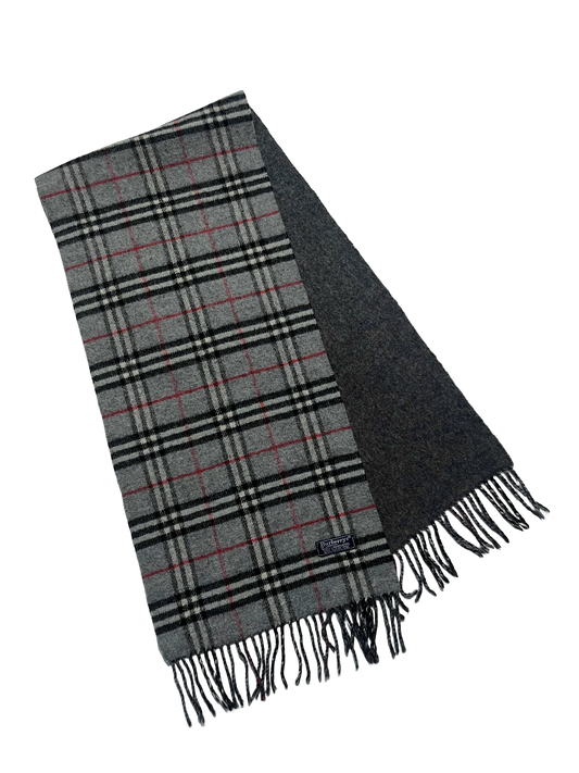 Burberry Lambswool two-sided scarf